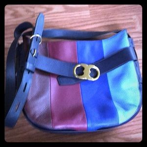 Tory Burch Gemini Link Hobo ColorBlock Cross Body